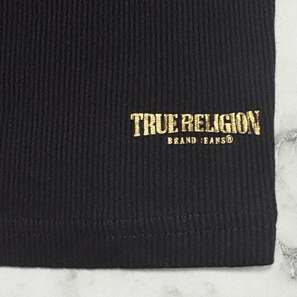 True Religion Black Sleeveless Top
